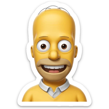 Homer simpson  sticker