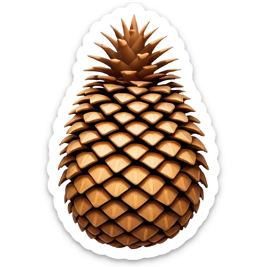 Pinecone sticker
