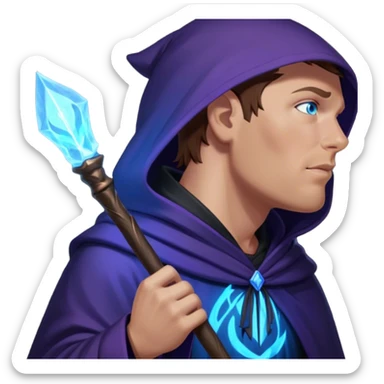 Obsidian Mage sticker