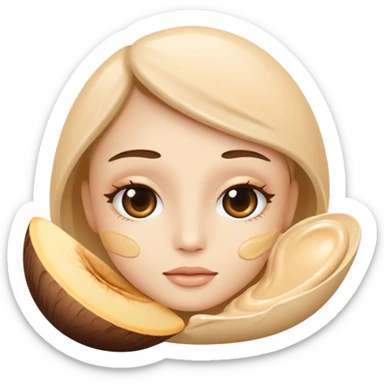 Organic cosmetic sticker