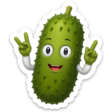 🥒🖕 sticker