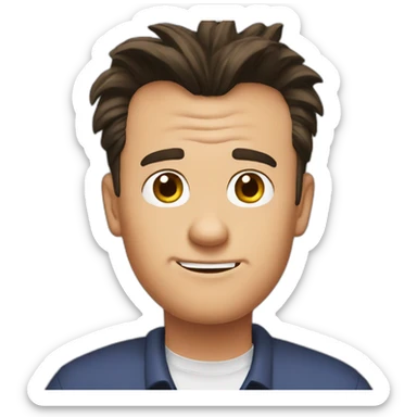 Chandler bing sticker