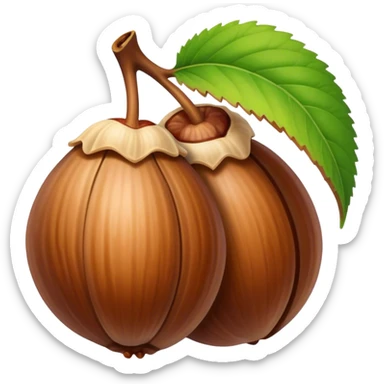 Hazelnut sticker