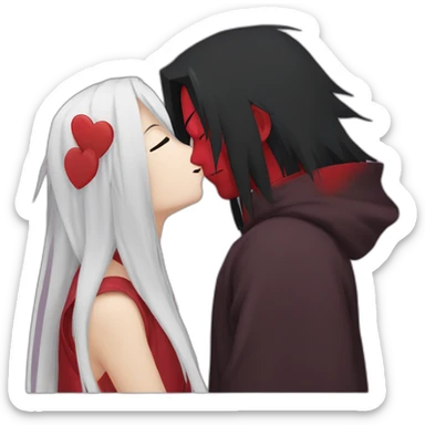 Madara uchiha kiss sticker