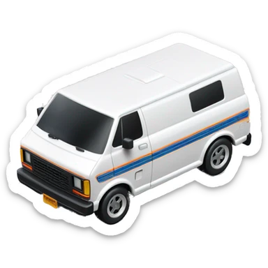 Hot wheels premium 1985 Chevy Astro van  sticker