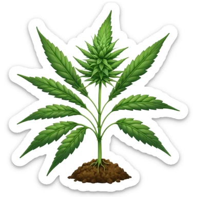 Weed sticker
