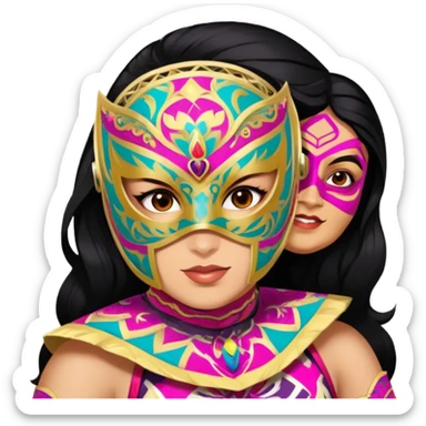 Luchador sticker