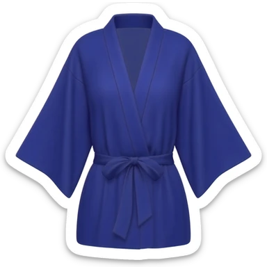 I said women kimono in navy rich royal blue shade. No other colors. But no face showing just the women kimono. sticker