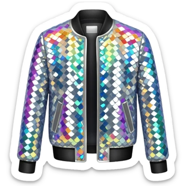 sparkling jacket sticker