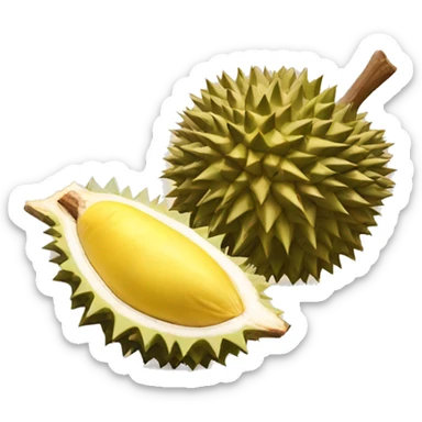 Durian sticker