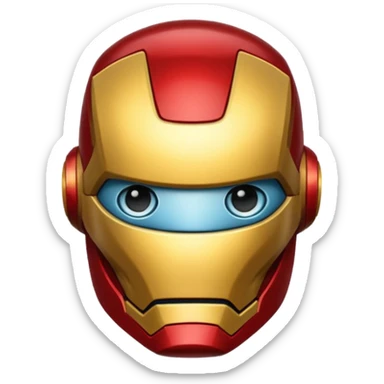 create an ironman emoji sticker