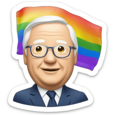 Jean Marie Le Pen à la Gay Pride sticker