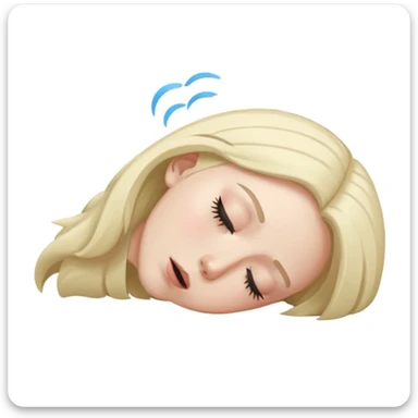  dramatic fainting sticker