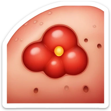 A big fat pimple sticker