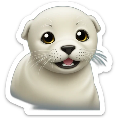 seal pup sticker