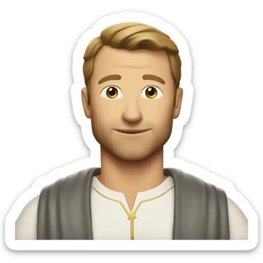 Catholic Glen powell  sticker