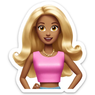 Barbie sticker