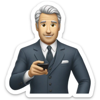 a richman,talk phone sticker