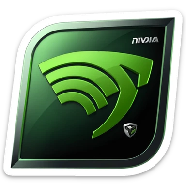 nvidia logo sticker