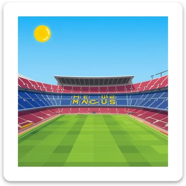 Barcelona club sticker