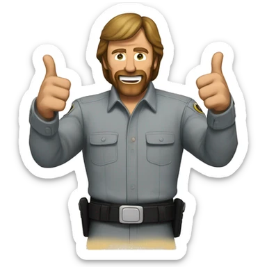 chuck-norris-two-thumbs-up sticker