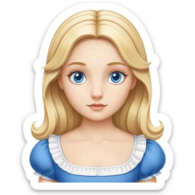 Alice from Alice in Wonderland sticker