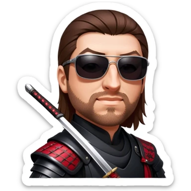 Katana Master sticker