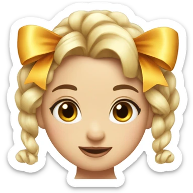 Cute bow coquette sticker