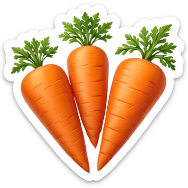 sliced carrot   sticker