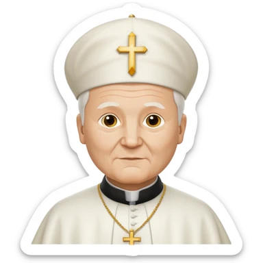 John Paul II From Poland sticker