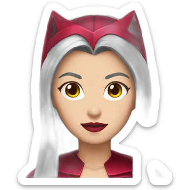 scarlet witch coronet sticker