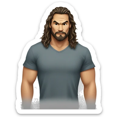 jason momoa wearing tee sticker