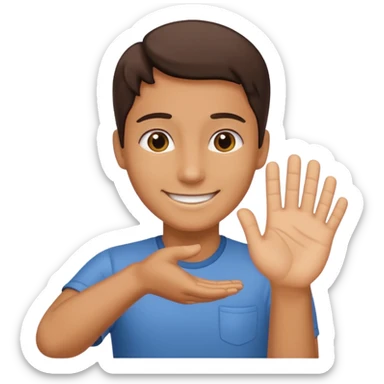 helping handshake sticker