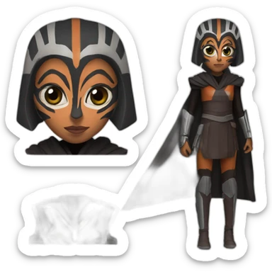 ahsoka vader sticker