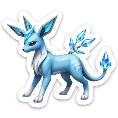 Glaceon-Dialga-Suicune-fusion sticker
