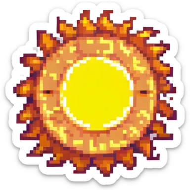 animated sun sticker
