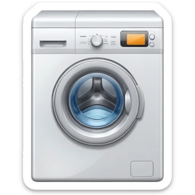 lavatrice stilizzata sticker