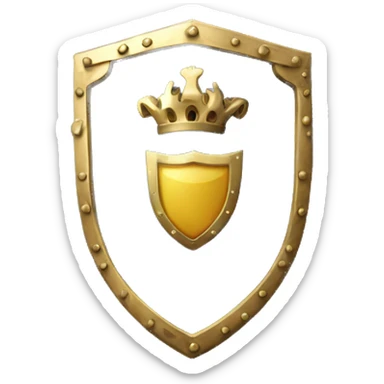 aristocrat shield with a playbutton on it sticker