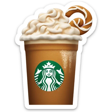 starbucks gingerbread drink sticker