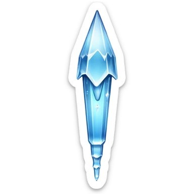 Icicle sticker