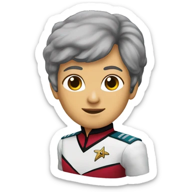 Teniente rosas. De Star Trek  sticker