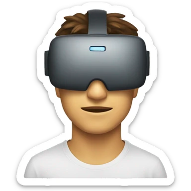 virtual reality mask sticker