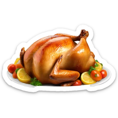 Roast chicken sticker