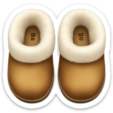 pair of ugg slippers sticker