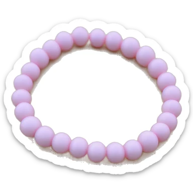 baby pink bracelet beaded sticker