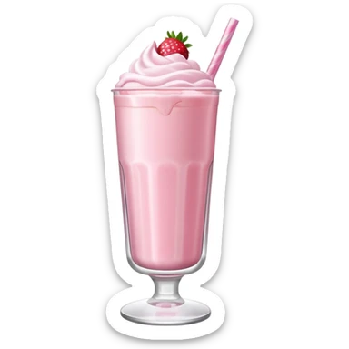 Milkshake de morango sticker