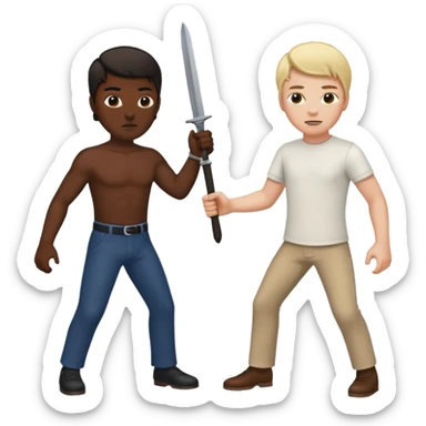 White person whipping a black slave sticker