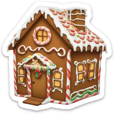 gingerbread house  sticker