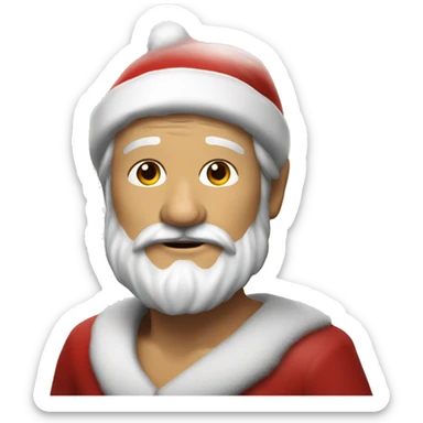 Pedro Pascal as Santa Claus  sticker