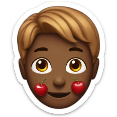 cherry boy sticker